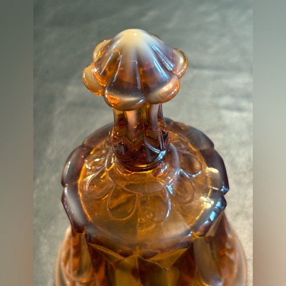 Vintage Fenton Cameo Amber to ombré shade - Picture 4 of 6